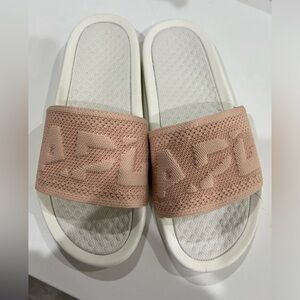 APL Big Logo Techloom Slide - Blush/Ivory Size 9
